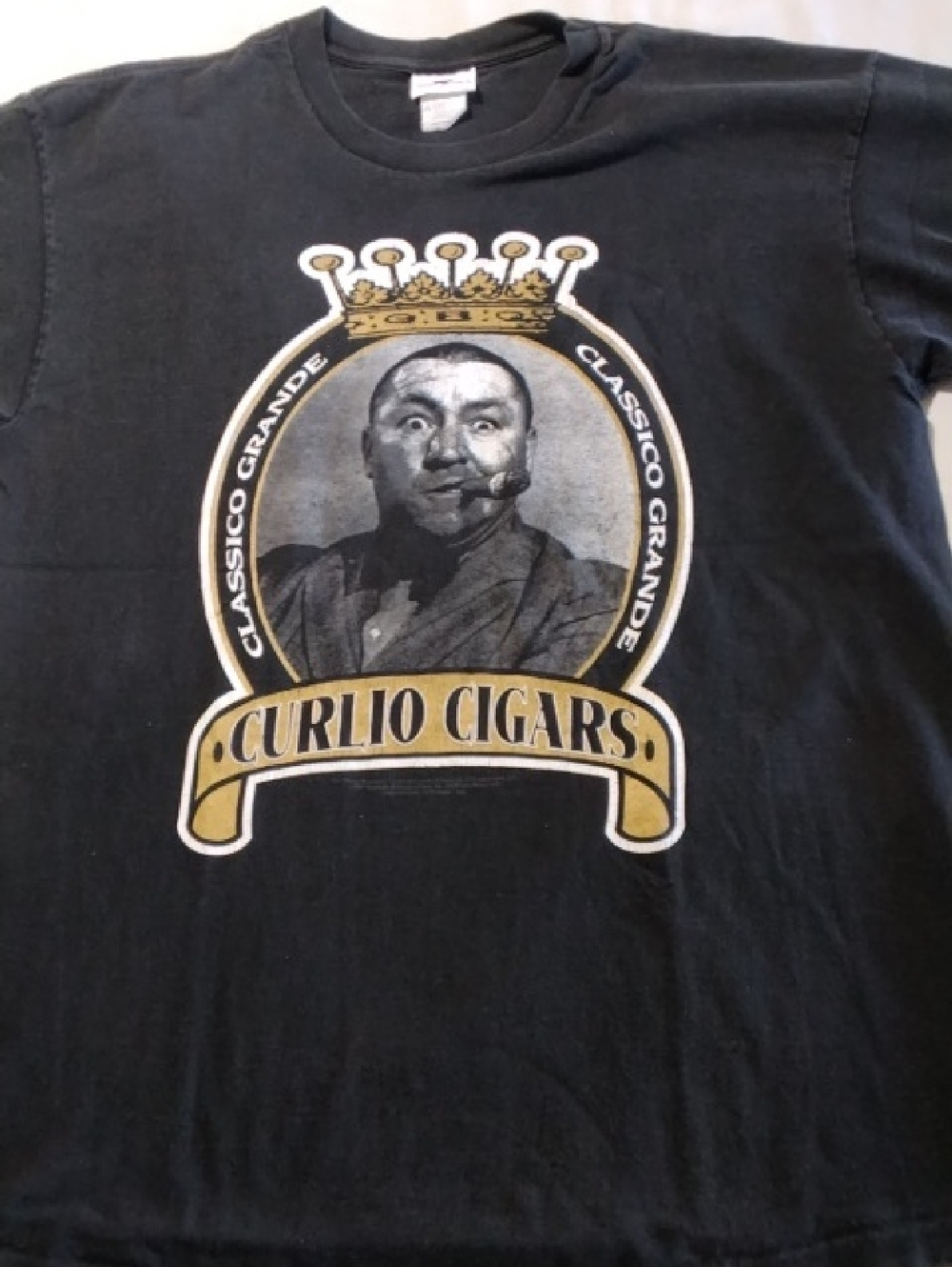 Vintage & Rare Curlio Cigars W/Curly ( Three Stooges ) Single Stitch , L , $34